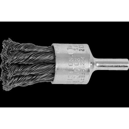 Pferd End Straight Cup Knot, .014CS Wire, 3/4 83132